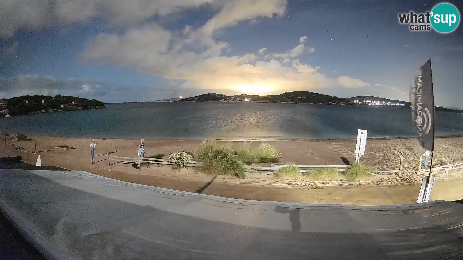 Porto Pollo Windsurfing and Kite surfing live webcam – Sardinia – Italy