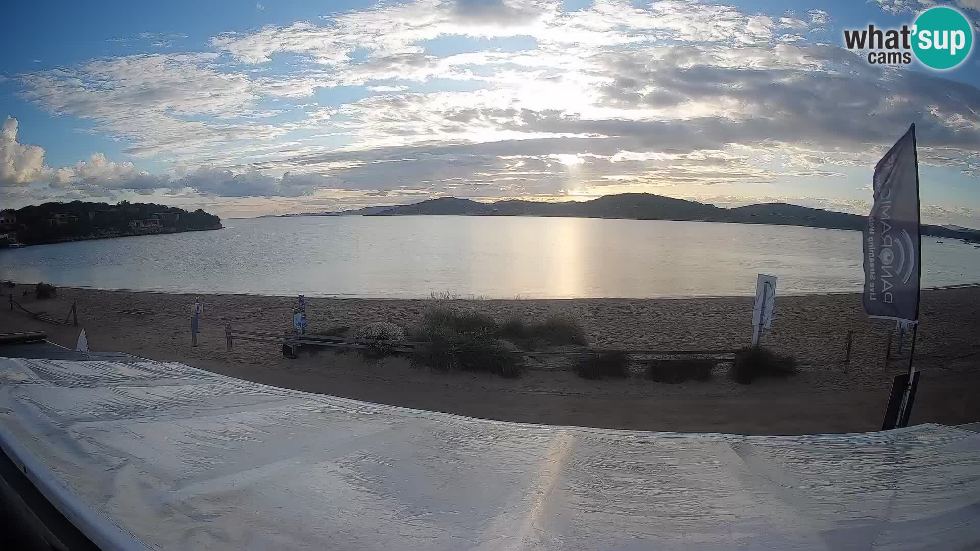 Porto Pollo Windsurfen und Kitesurfen Live-Webcam – Sardinien – Italien