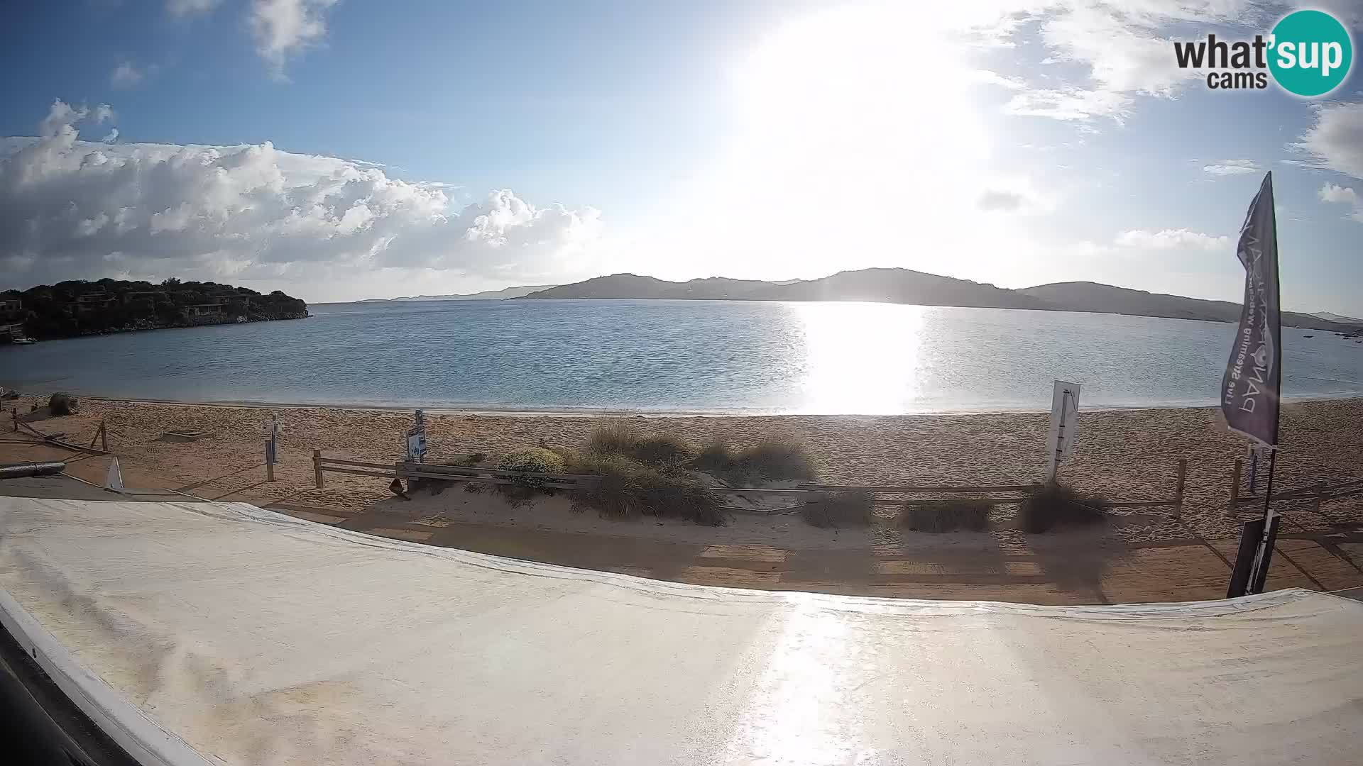 Porto Pollo Windsurfing and Kite surfing live webcam – Sardinia – Italy
