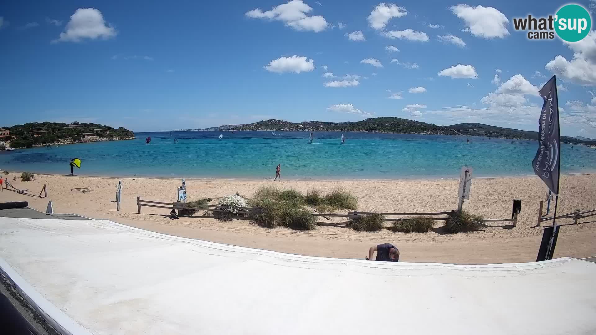 Porto Pollo Windsurfen und Kitesurfen Live-Webcam – Sardinien – Italien