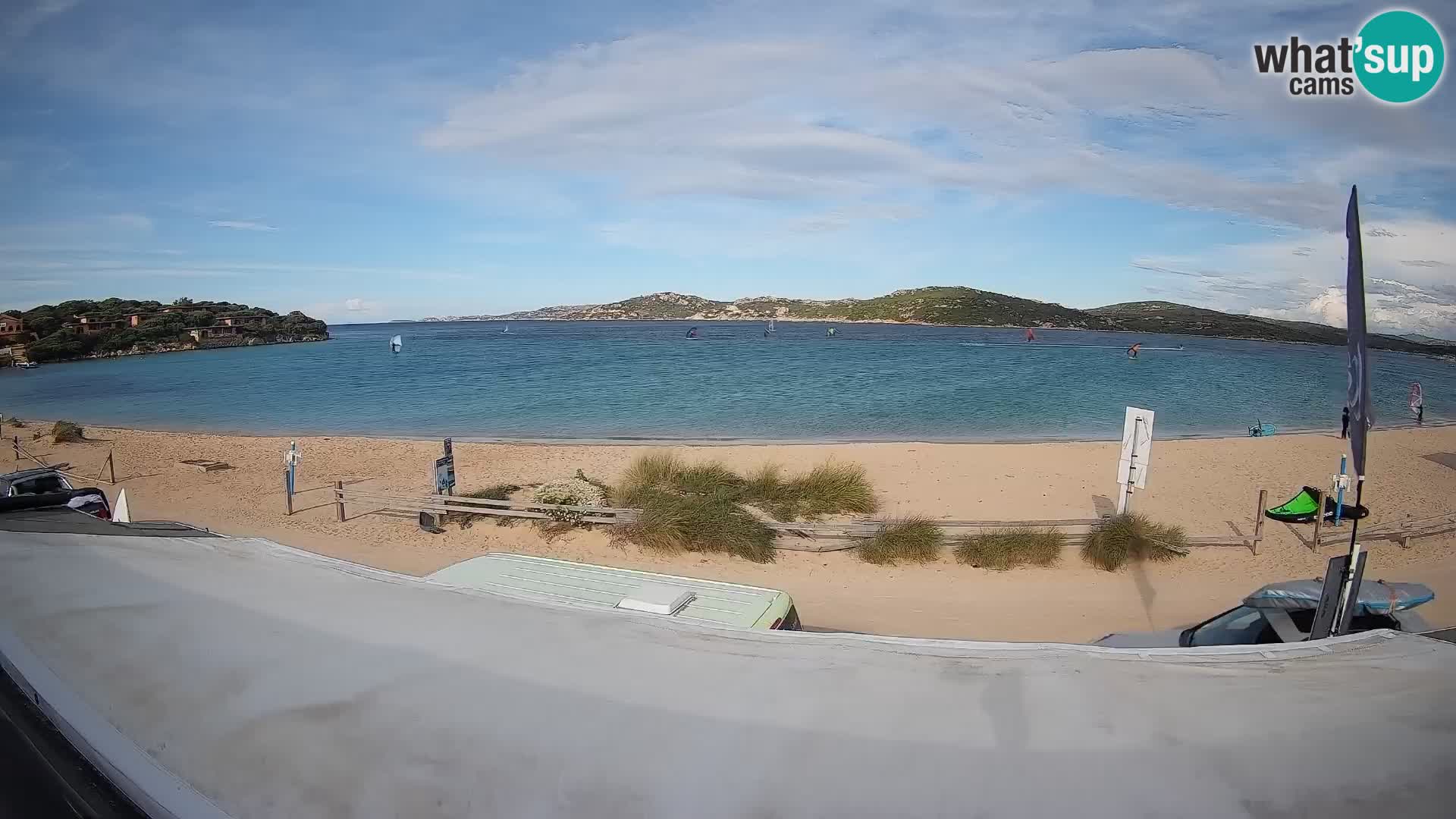 Porto Pollo Windsurfing i Kite surfanje web kamera uživo – Sardinija – Italija