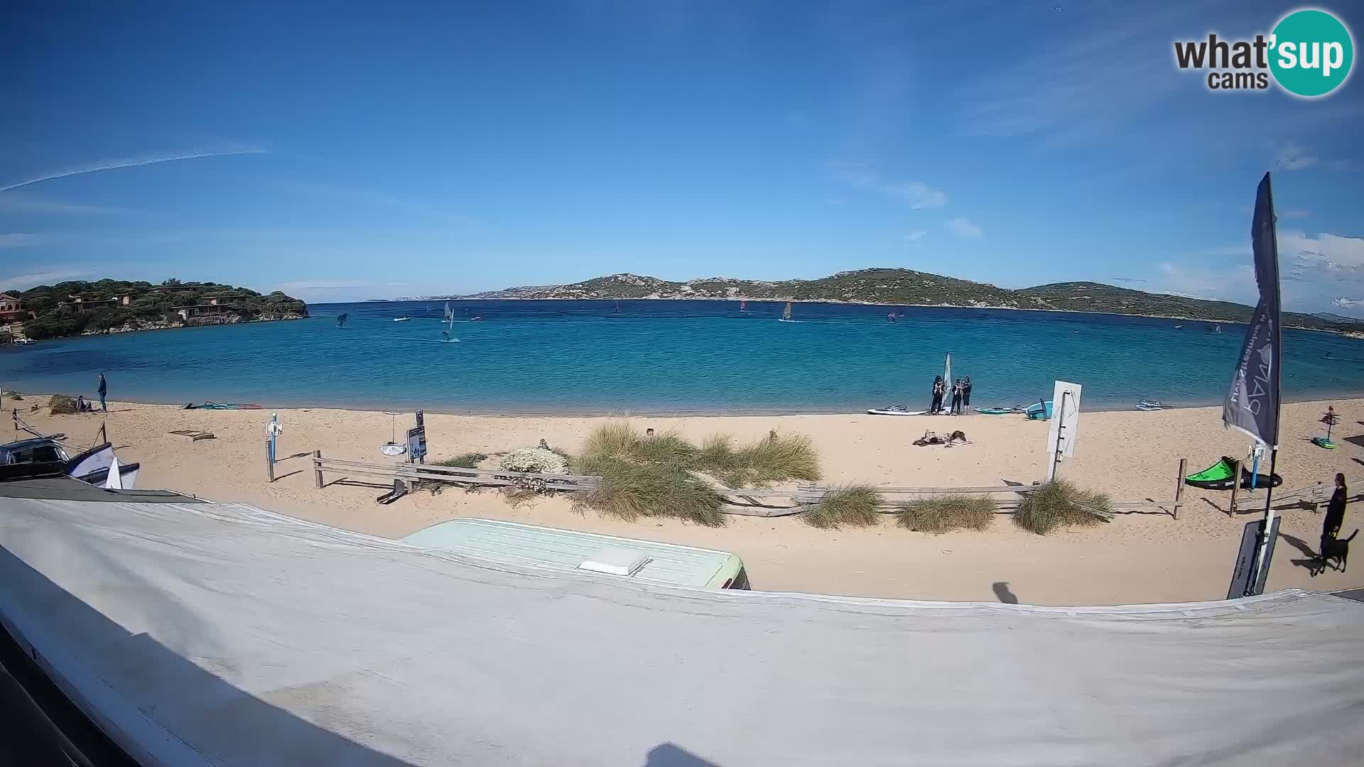 Porto Pollo Windsurfing i Kite surfanje web kamera uživo – Sardinija – Italija