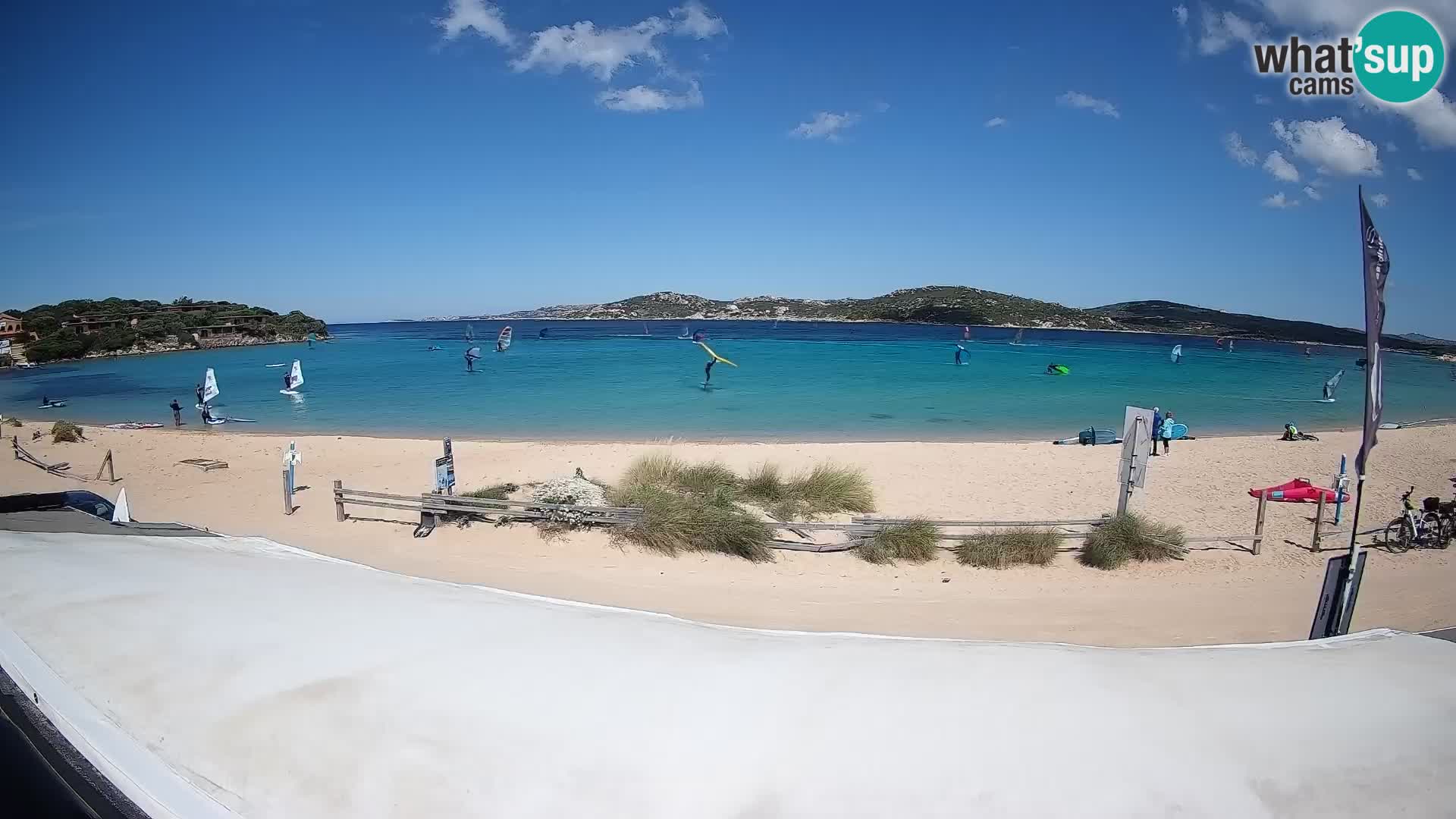 Porto Pollo Windsurfing i Kite surfanje web kamera uživo – Sardinija – Italija