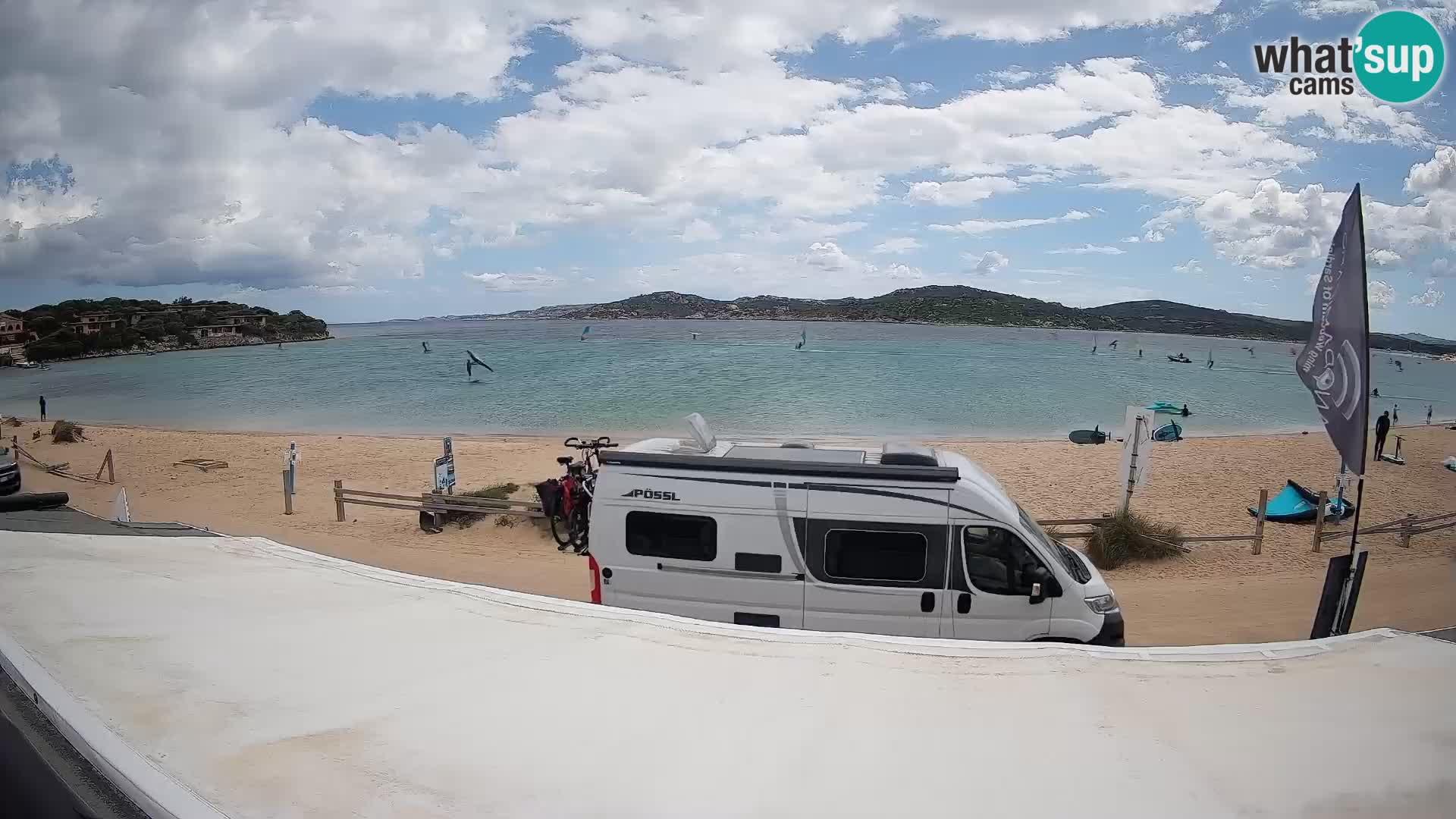 Porto Pollo Windsurf y Kitesurf Webcam en vivo – Cerdeña – Italia