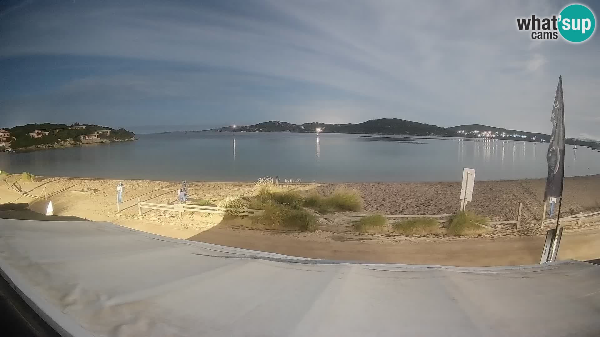 Webcam en direct de planche à voile et de kite surf à Porto Pollo – Sardaigne – Italie