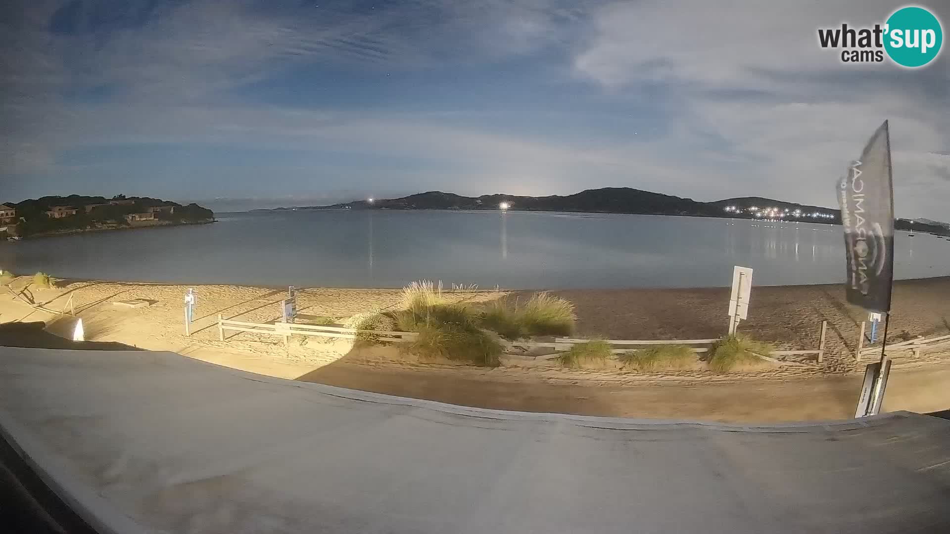 Webcam en direct de planche à voile et de kite surf à Porto Pollo – Sardaigne – Italie