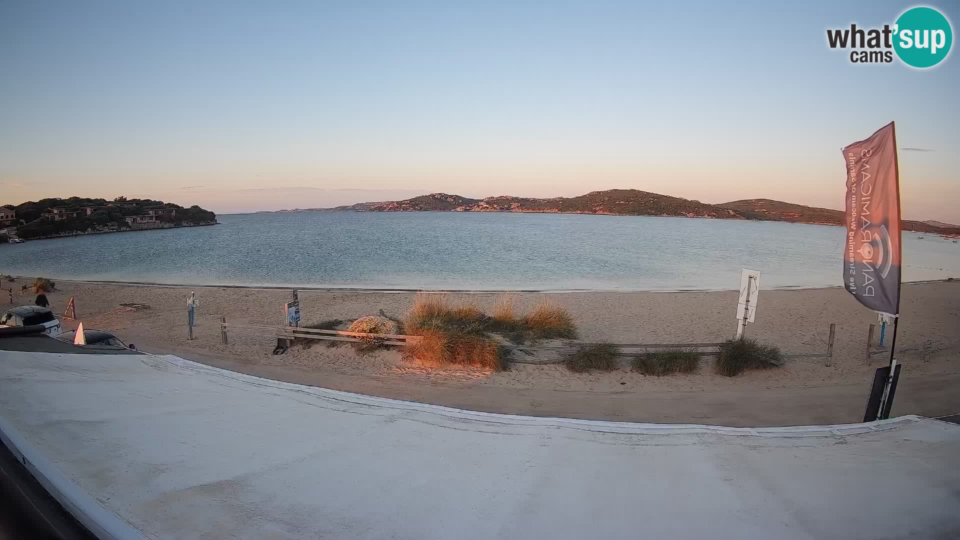 Porto Pollo Windsurfing and Kite surfing live webcam – Sardinia – Italy