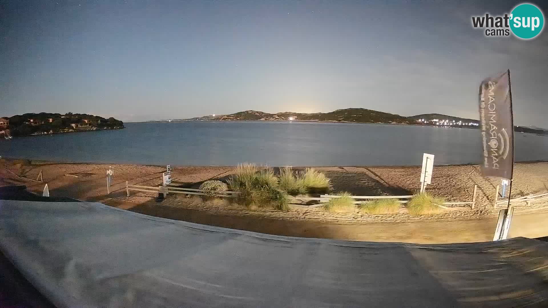 Webcam en direct de planche à voile et de kite surf à Porto Pollo – Sardaigne – Italie