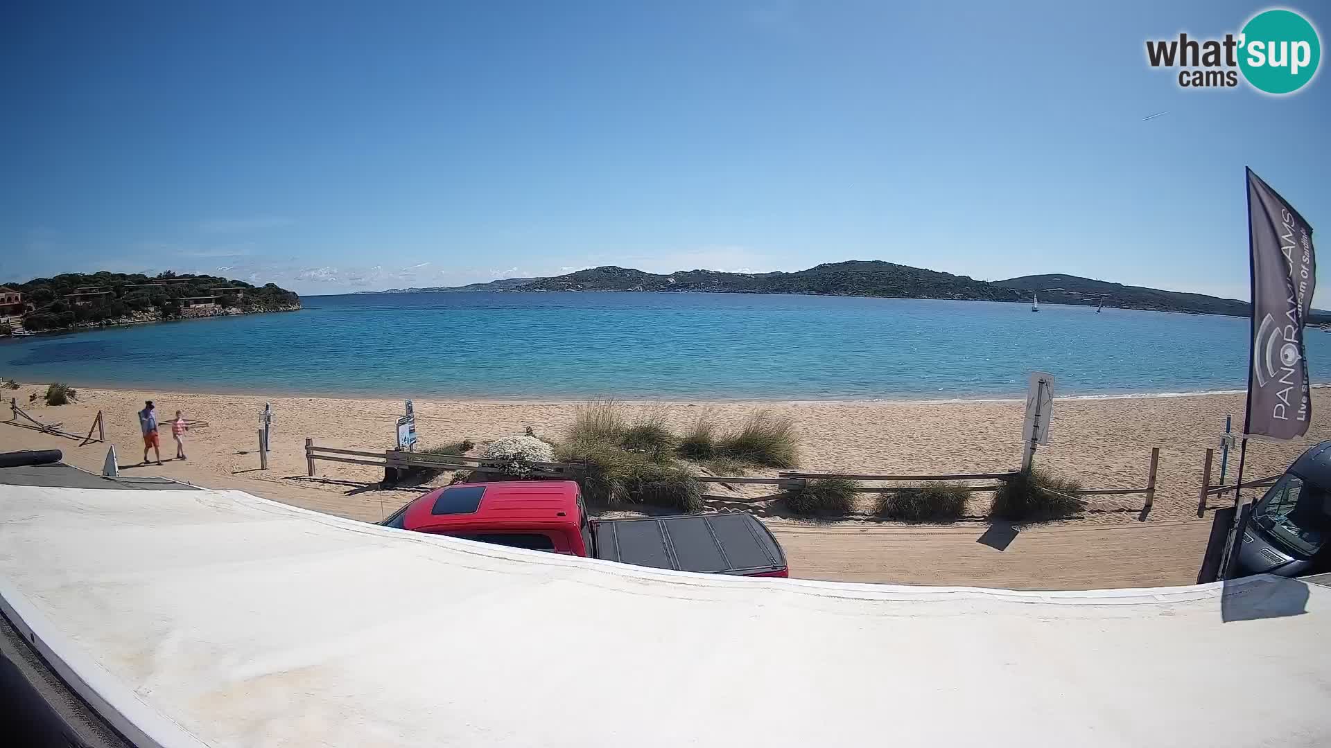 Porto Pollo Windsurfing and Kite surfing live webcam – Sardinia – Italy