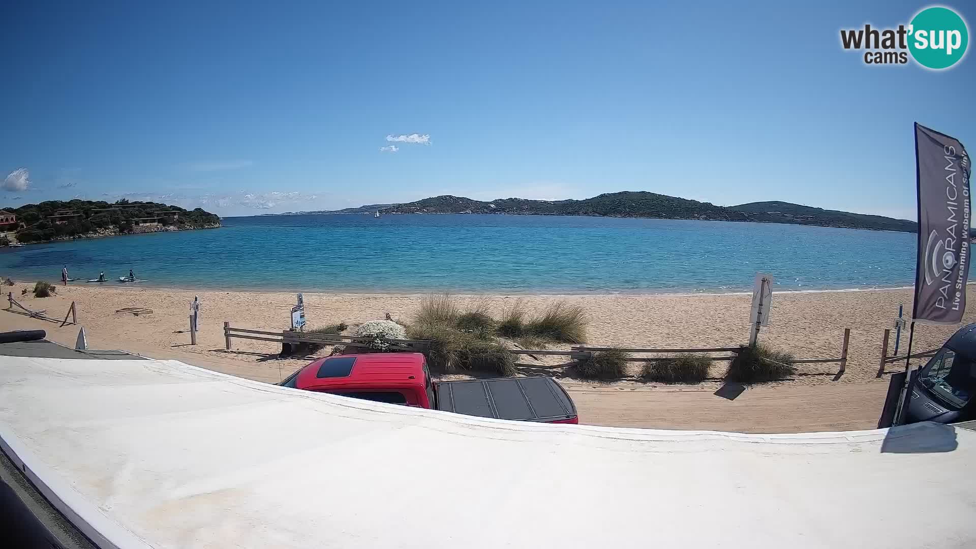 Porto Pollo Windsurfing and Kite surfing live webcam – Sardinia – Italy