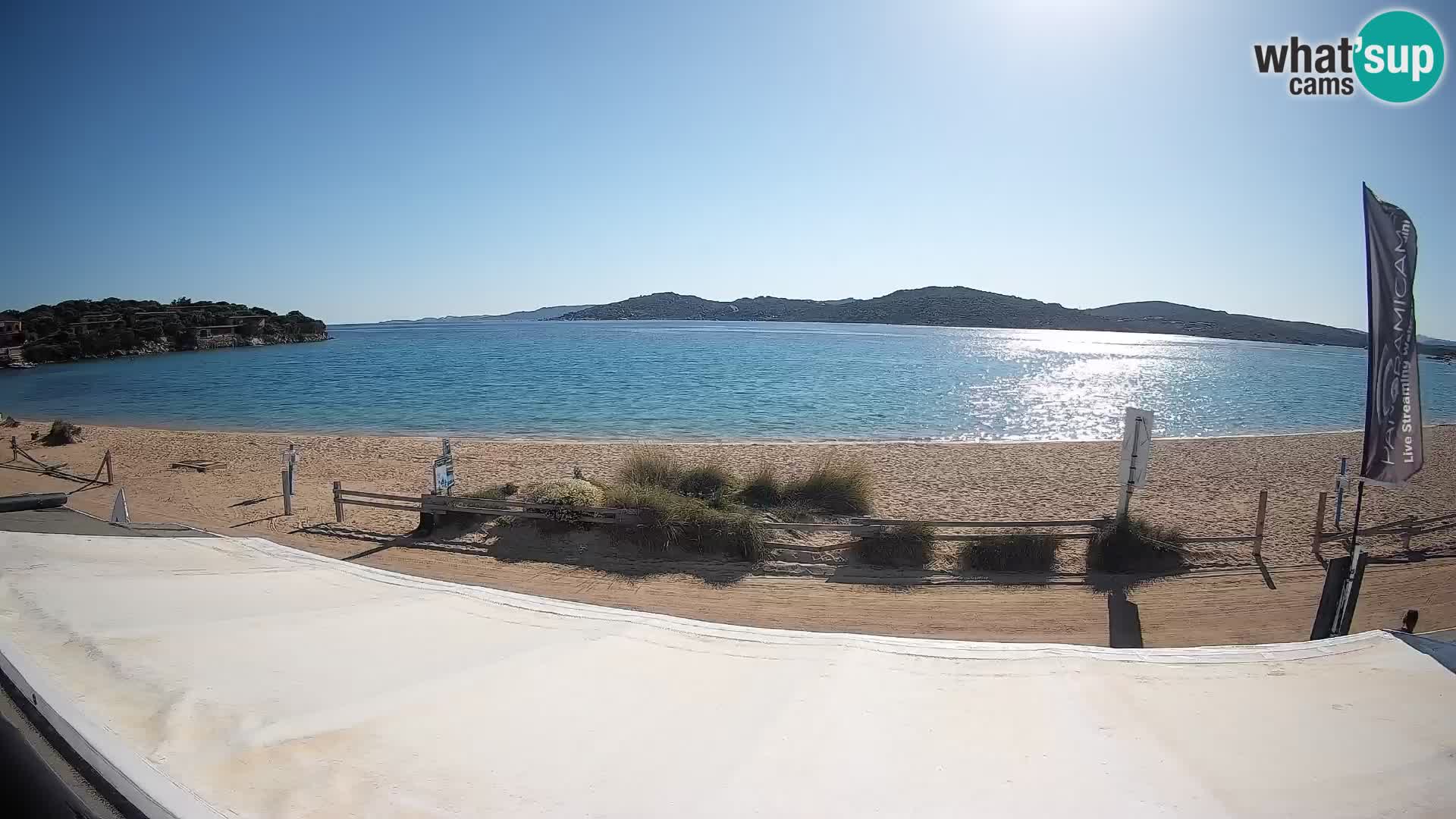 Porto Pollo Windsurfing and Kite surfing live webcam – Sardinia – Italy