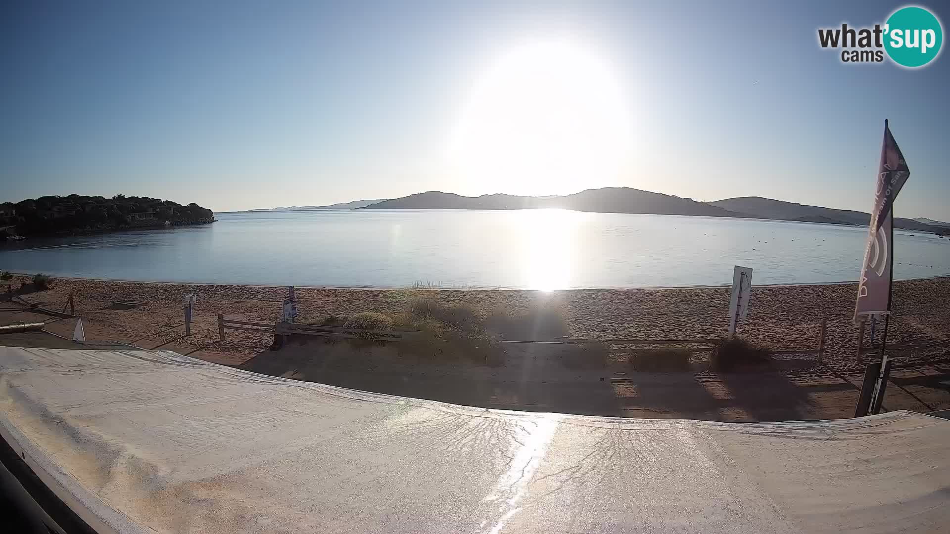 Porto Pollo Windsurfing and Kite surfing live webcam – Sardinia – Italy