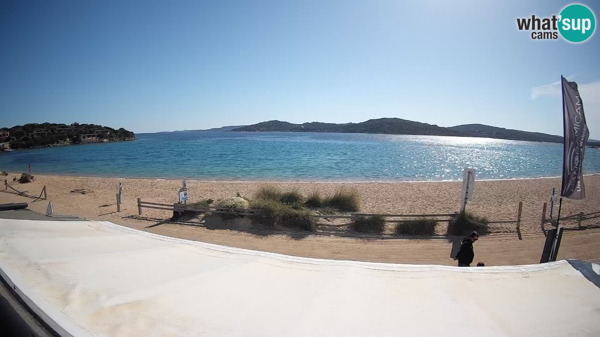 Porto Pollo Windsurfing and Kite surfing live webcam – Sardinia – Italy