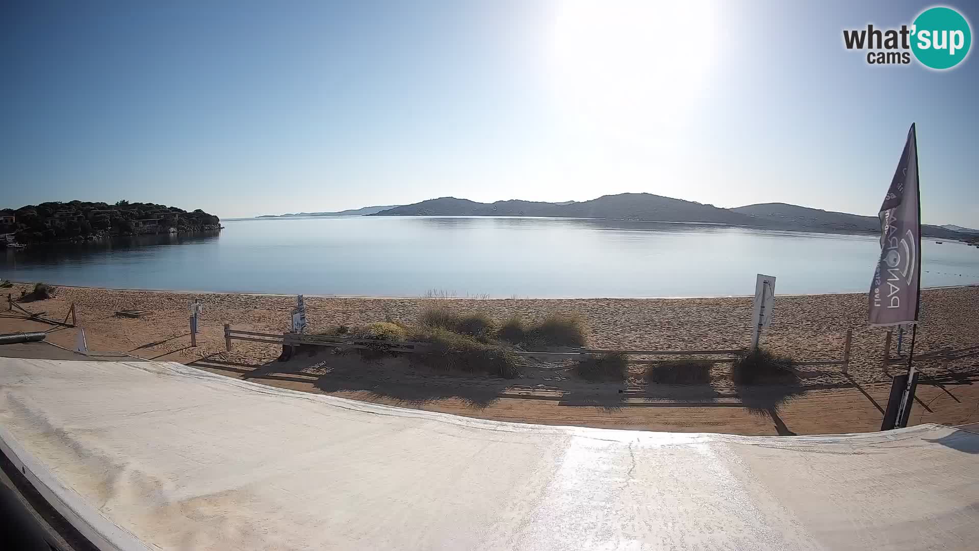 Webcam en direct de planche à voile et de kite surf à Porto Pollo – Sardaigne – Italie