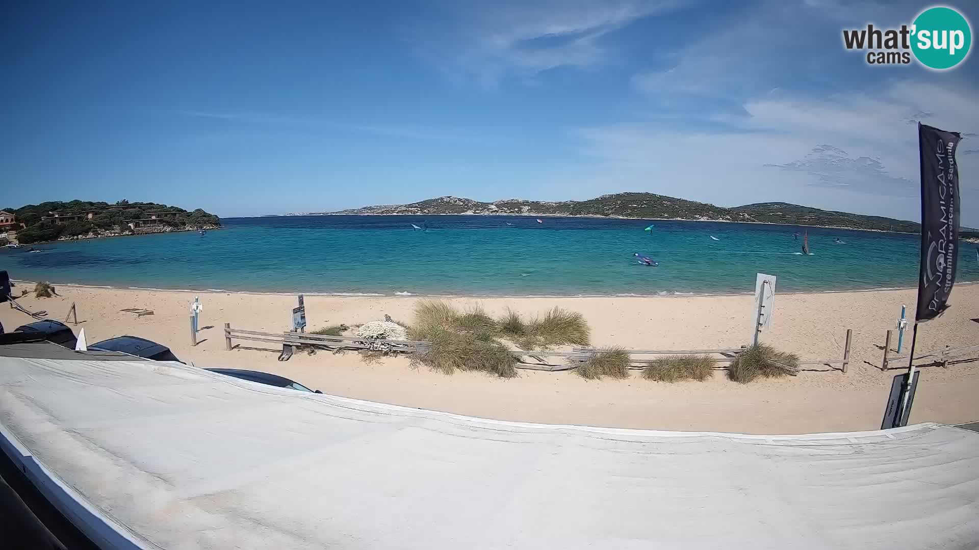 Porto Pollo Windsurfing i Kite surfanje web kamera uživo – Sardinija – Italija