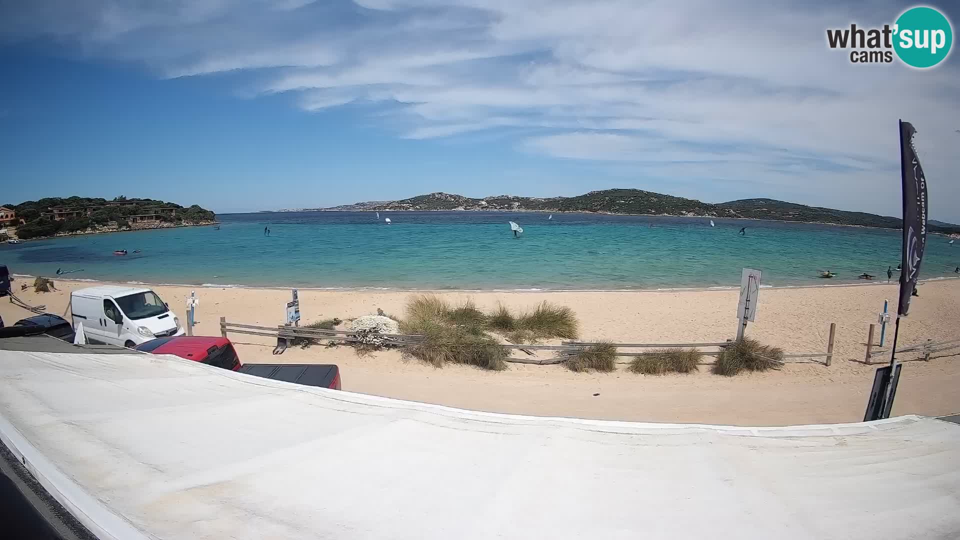 Porto Pollo Windsurfen und Kitesurfen Live-Webcam – Sardinien – Italien