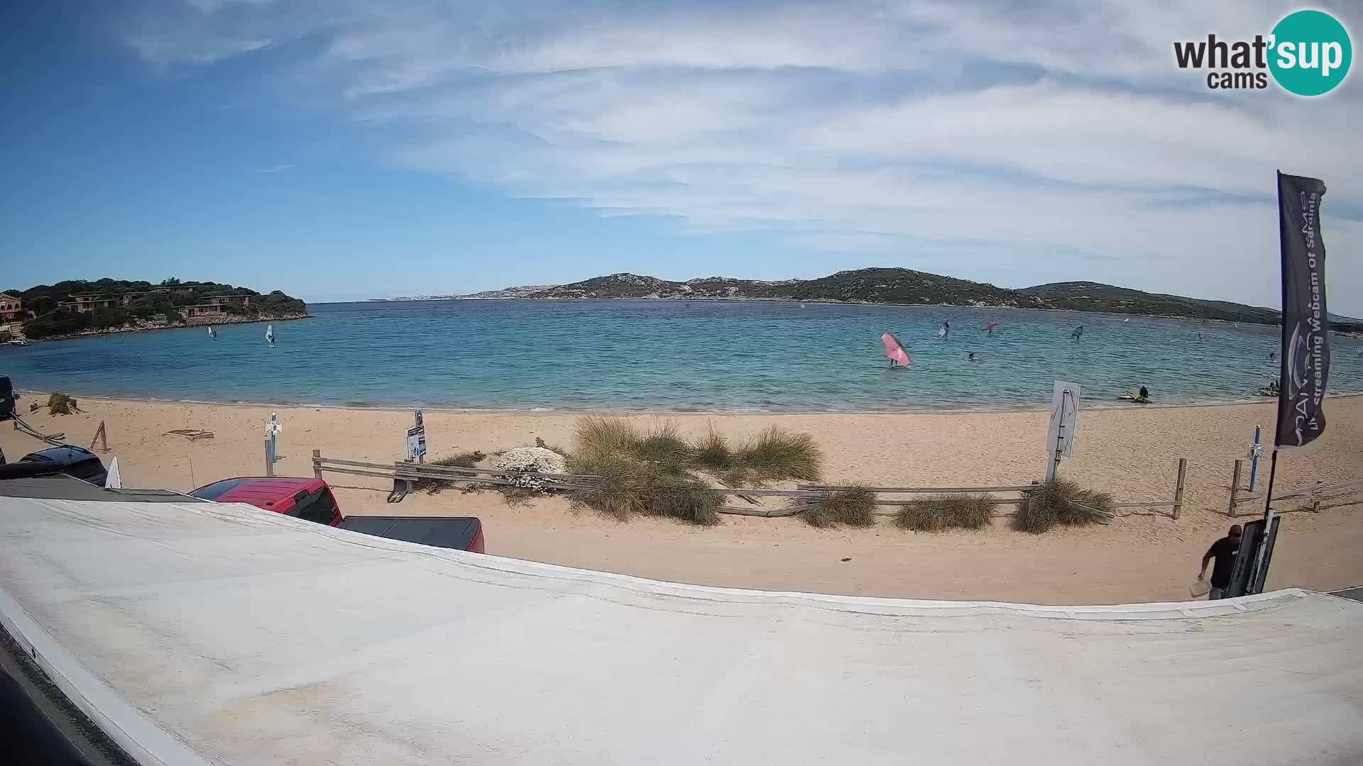 Porto Pollo Windsurfen und Kitesurfen Live-Webcam – Sardinien – Italien
