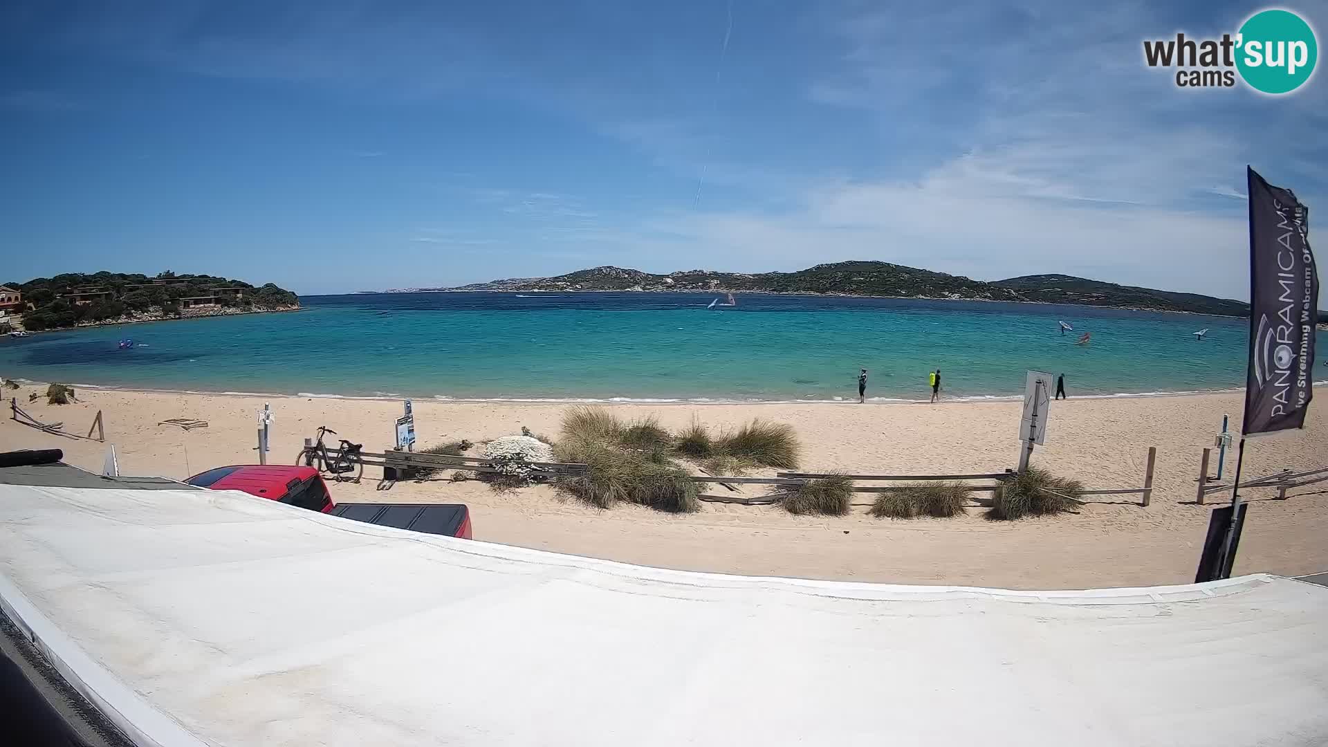 Porto Pollo Windsurfing i Kite surfanje web kamera uživo – Sardinija – Italija
