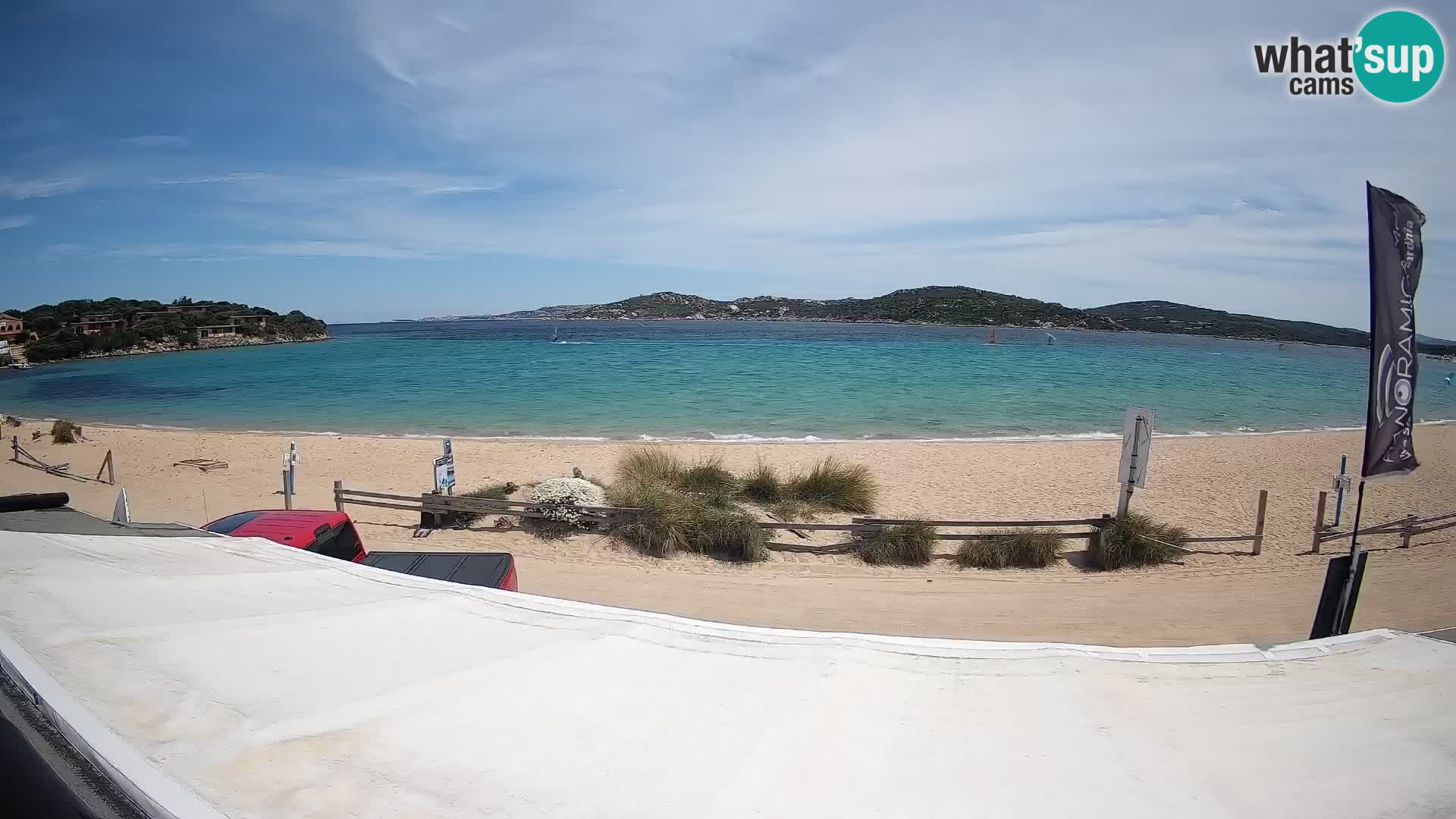 Porto Pollo Windsurfen und Kitesurfen Live-Webcam – Sardinien – Italien