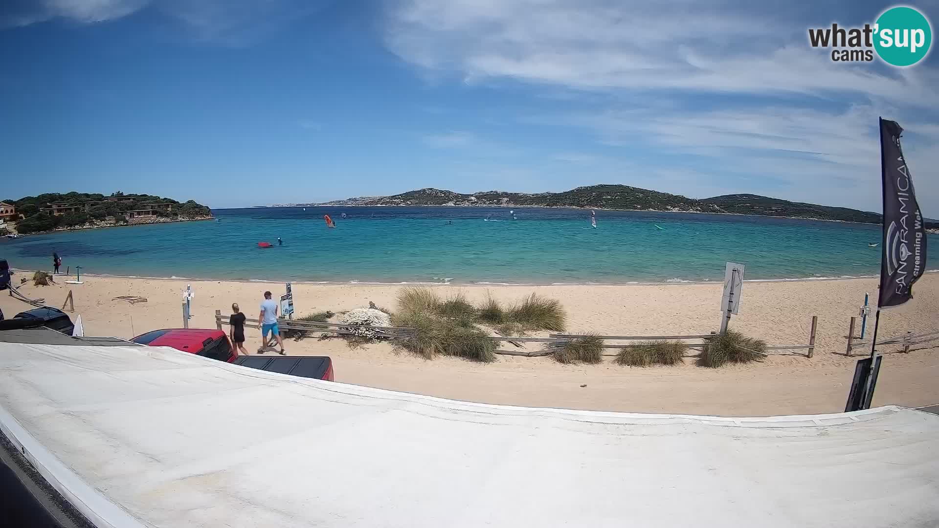 Porto Pollo Windsurfing i Kite surfanje web kamera uživo – Sardinija – Italija