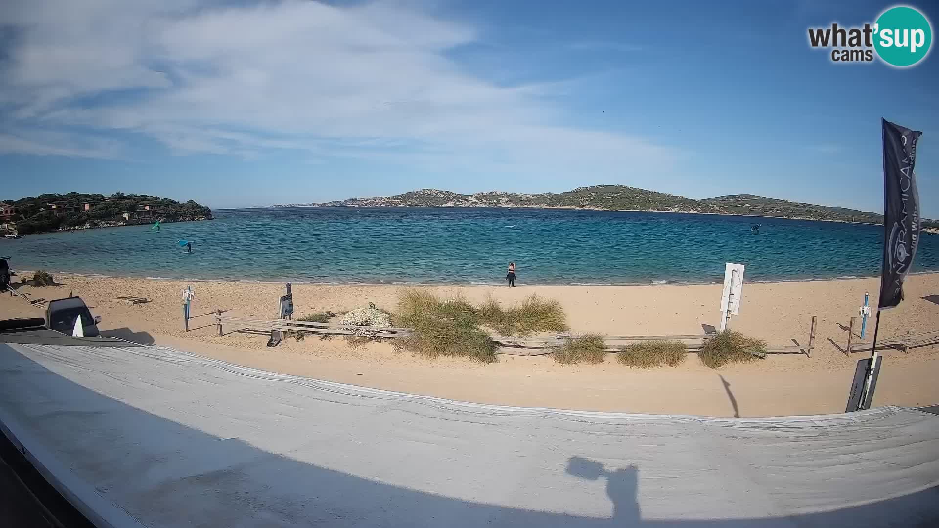 Porto Pollo Windsurfing and Kite surfing live webcam – Sardinia – Italy