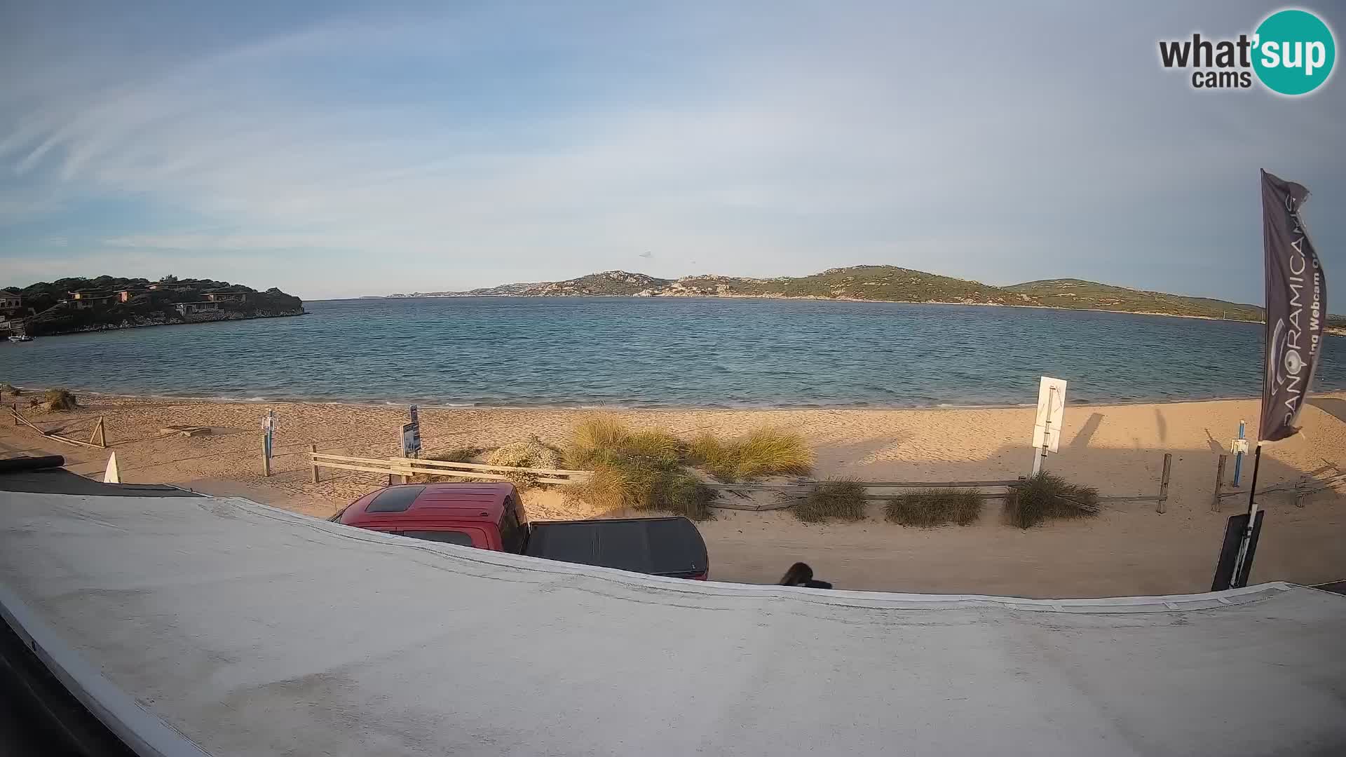 Porto Pollo Windsurfing and Kite surfing live webcam – Sardinia – Italy