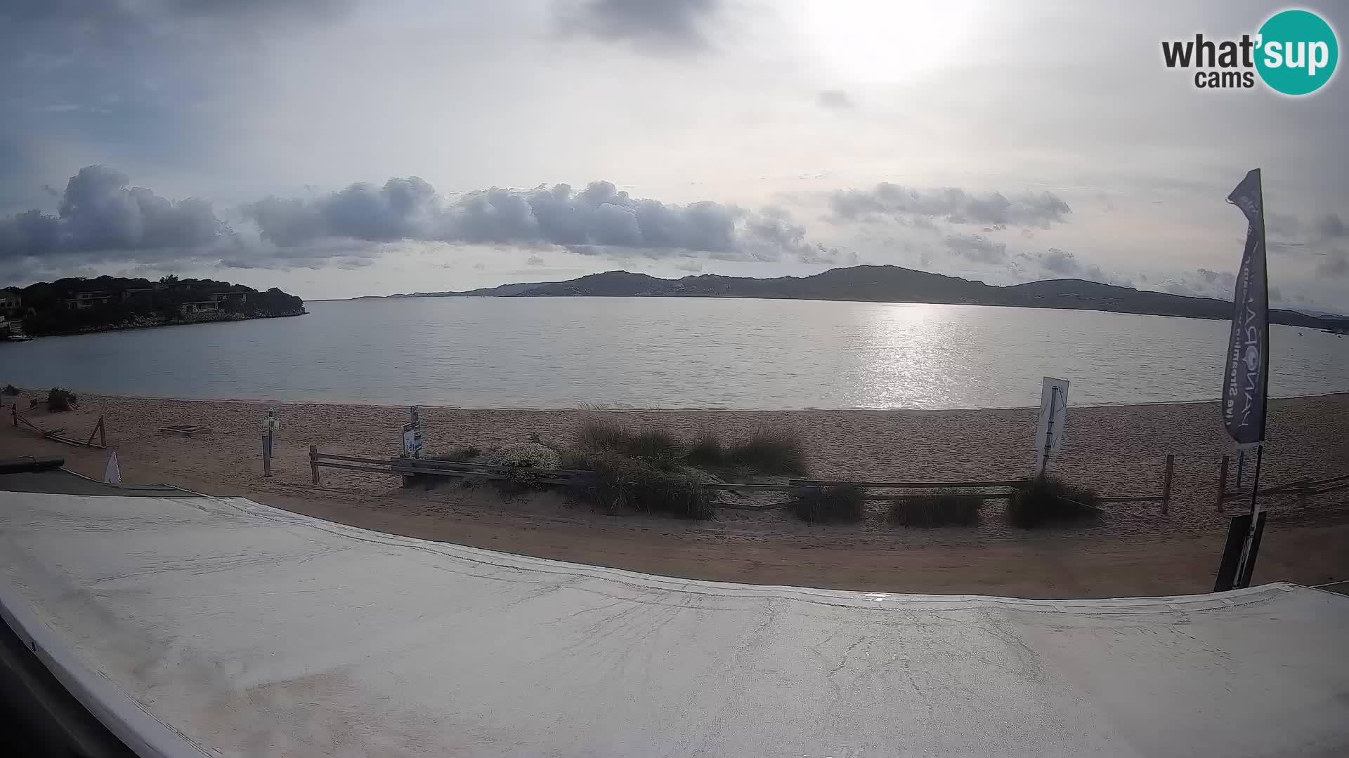 Webcam en direct de planche à voile et de kite surf à Porto Pollo – Sardaigne – Italie
