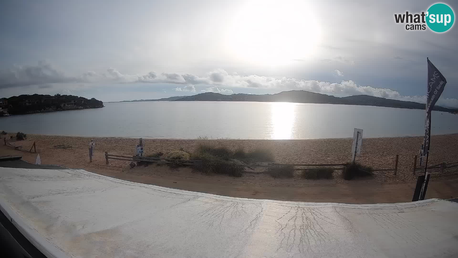 Porto Pollo Windsurfing and Kite surfing live webcam – Sardinia – Italy