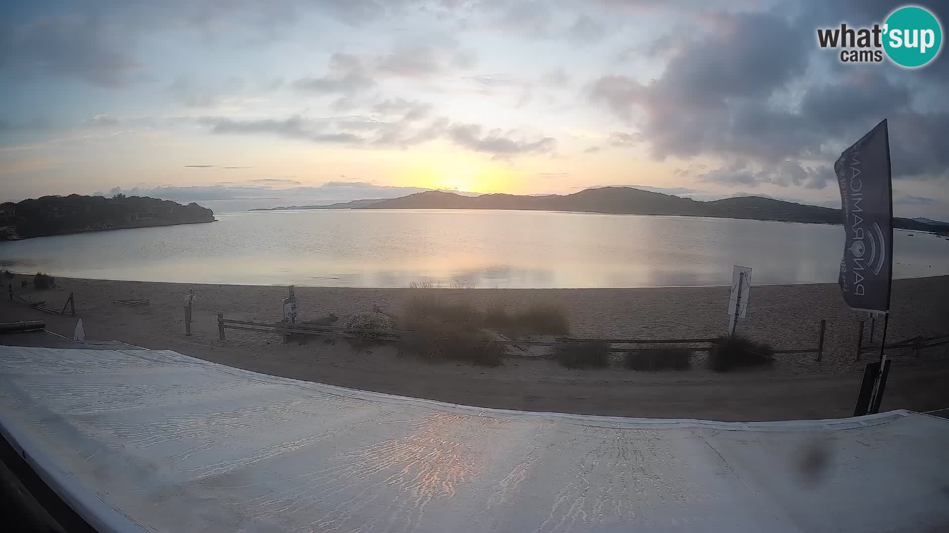 Porto Pollo Windsurfing and Kite surfing live webcam – Sardinia – Italy