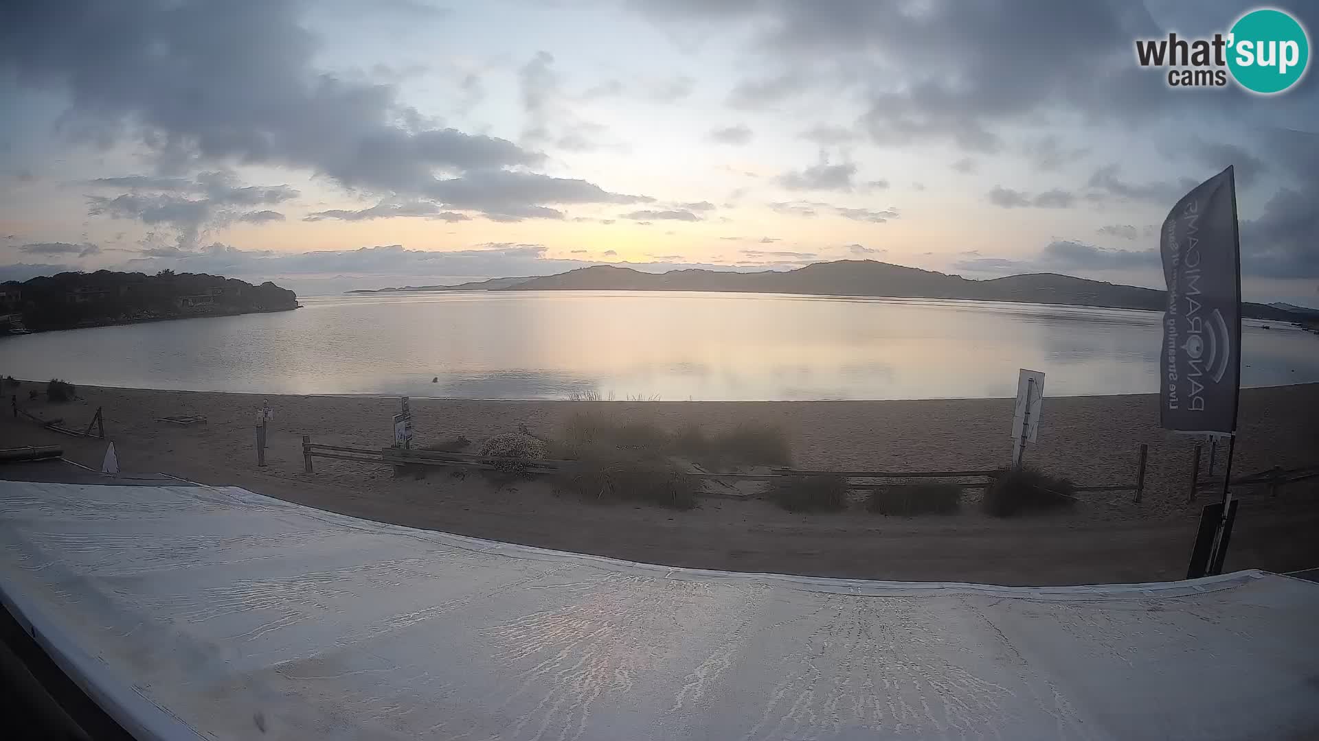 Webcam en direct de planche à voile et de kite surf à Porto Pollo – Sardaigne – Italie