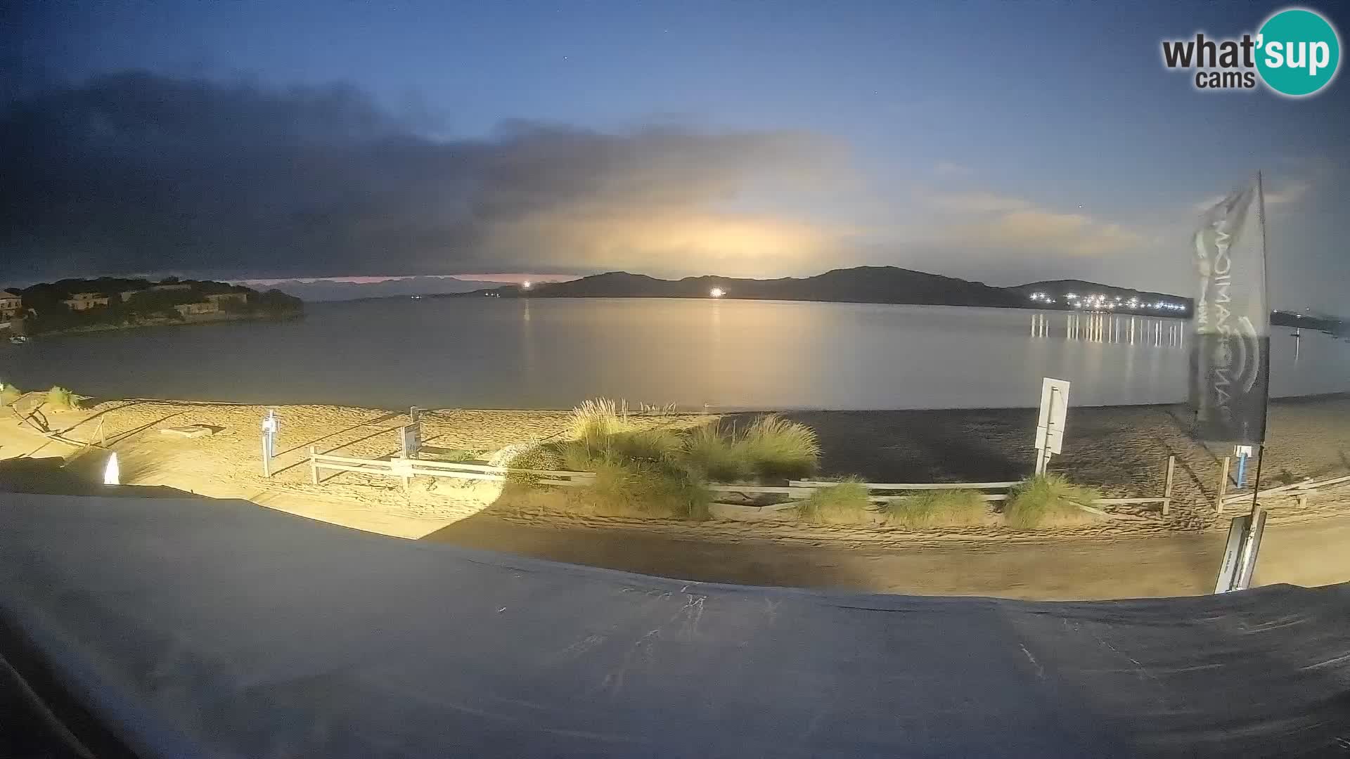 Webcam en direct de planche à voile et de kite surf à Porto Pollo – Sardaigne – Italie
