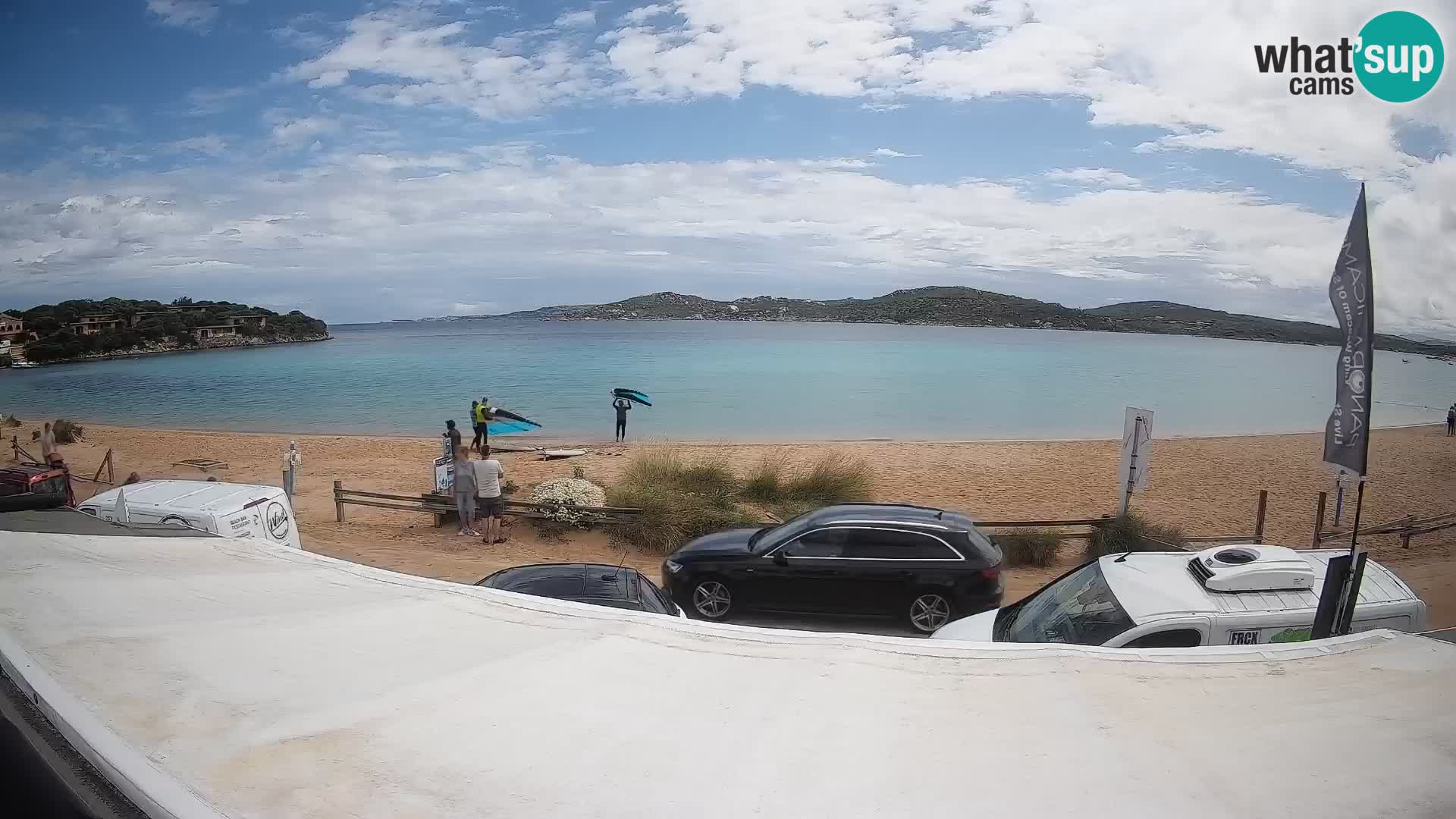 Porto Pollo Windsurfen und Kitesurfen Live-Webcam – Sardinien – Italien