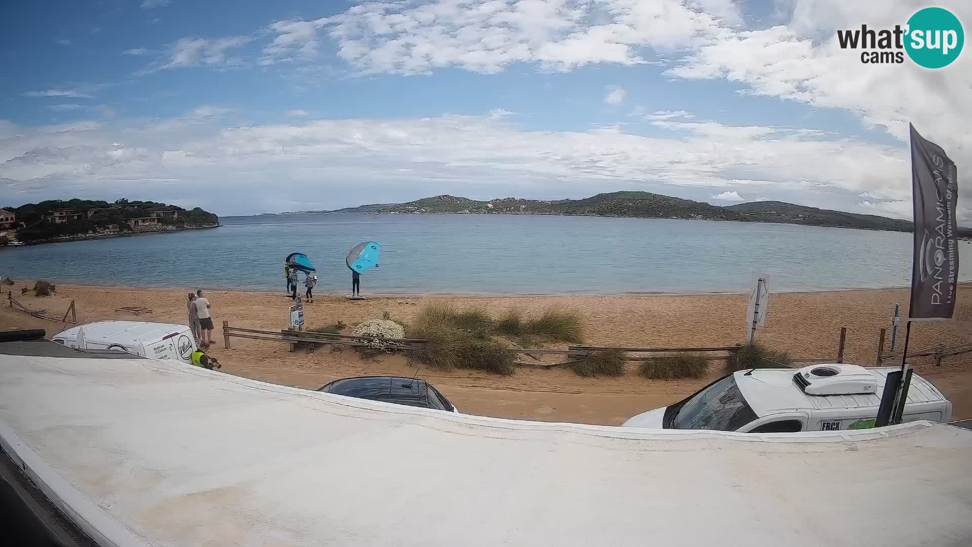 Porto Pollo Windsurfing and Kite surfing live webcam – Sardinia – Italy