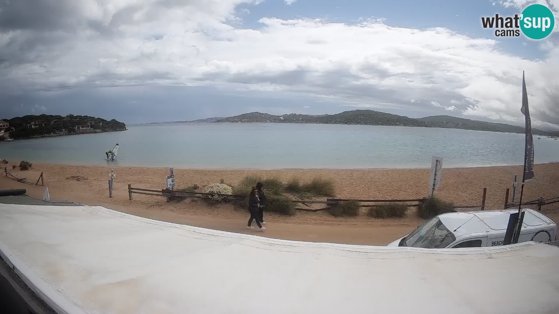 Webcam en direct de planche à voile et de kite surf à Porto Pollo – Sardaigne – Italie