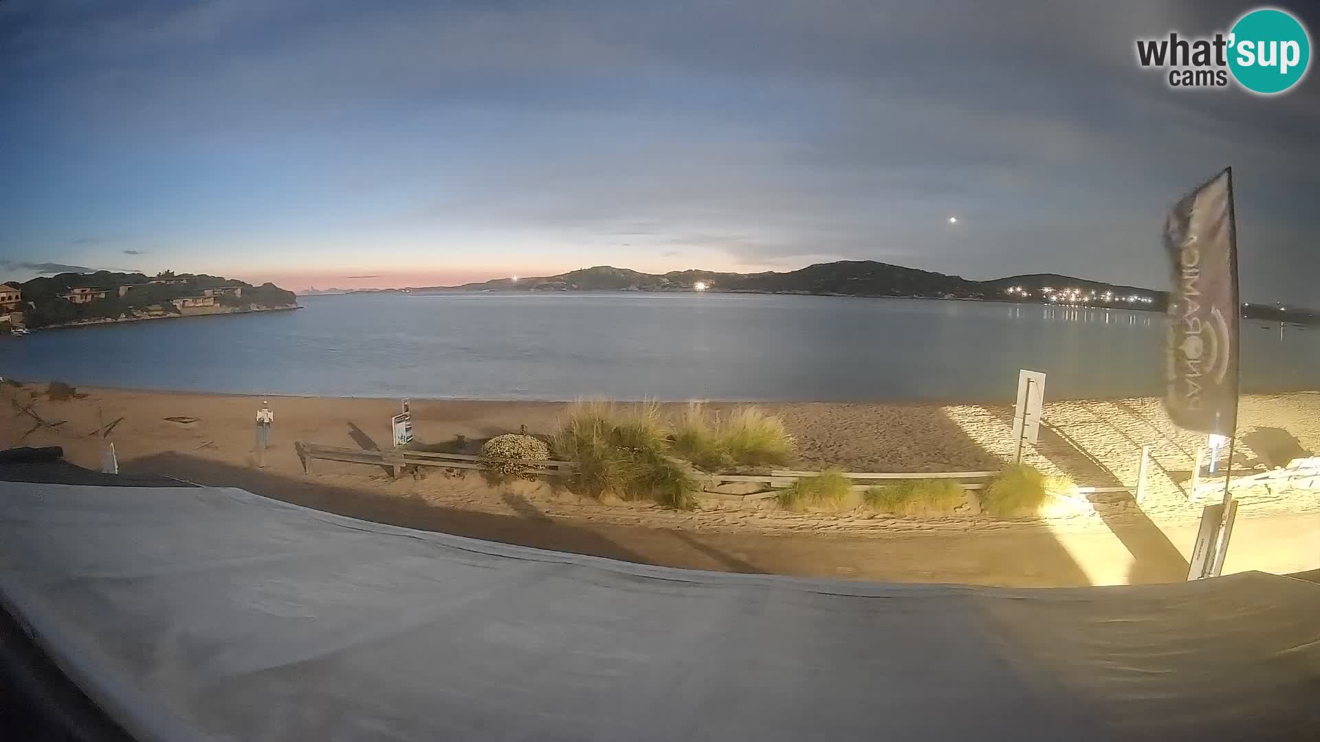 Webcam en direct de planche à voile et de kite surf à Porto Pollo – Sardaigne – Italie