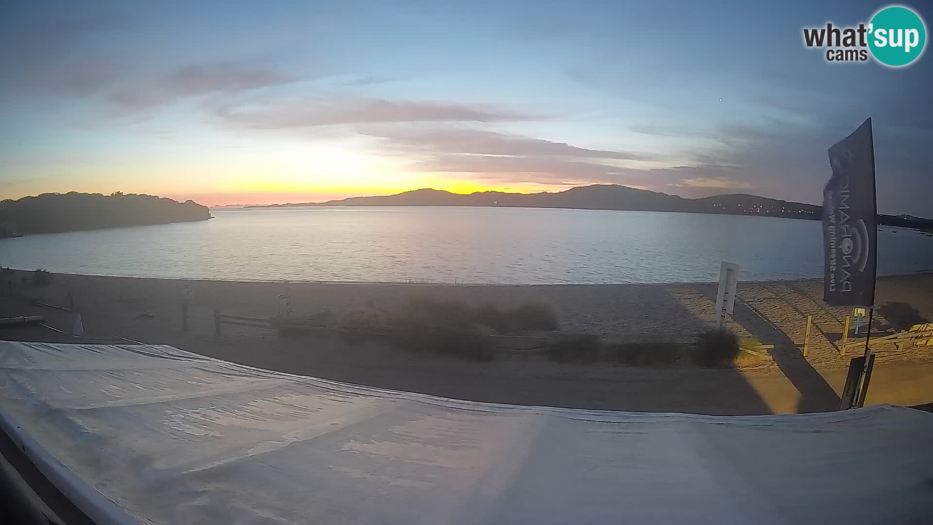 Porto Pollo Windsurfing and Kite surfing live webcam – Sardinia – Italy