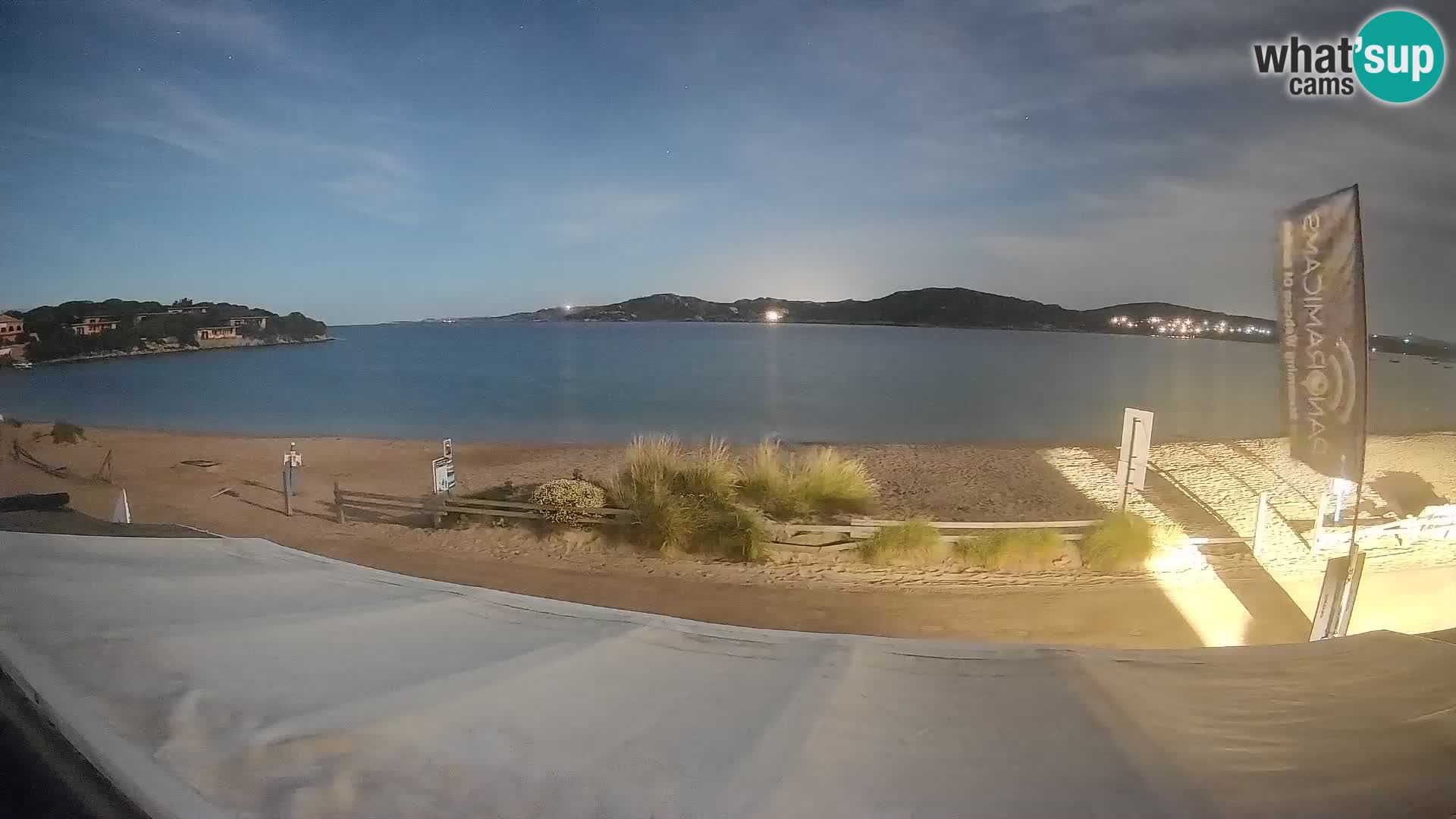 Webcam en direct de planche à voile et de kite surf à Porto Pollo – Sardaigne – Italie