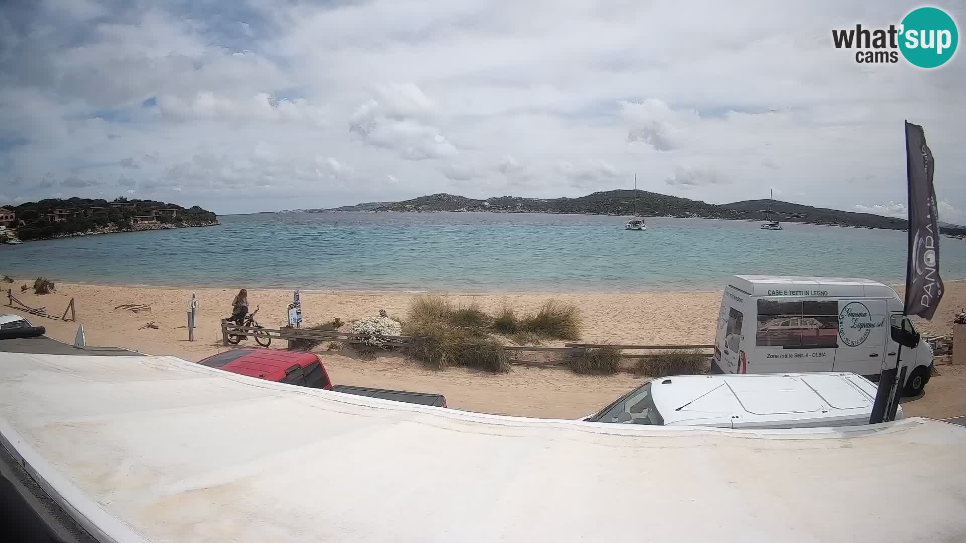 Porto Pollo Windsurfing and Kite surfing live webcam – Sardinia – Italy