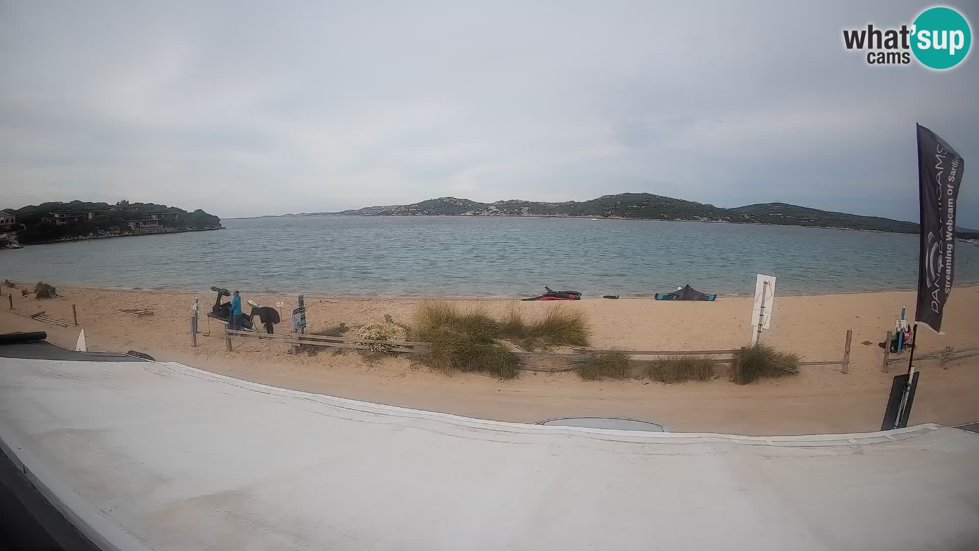 Porto Pollo Windsurfing i Kite surfanje web kamera uživo – Sardinija – Italija