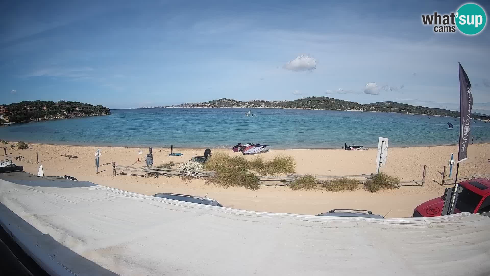 Porto Pollo Windsurfing i Kite surfanje web kamera uživo – Sardinija – Italija
