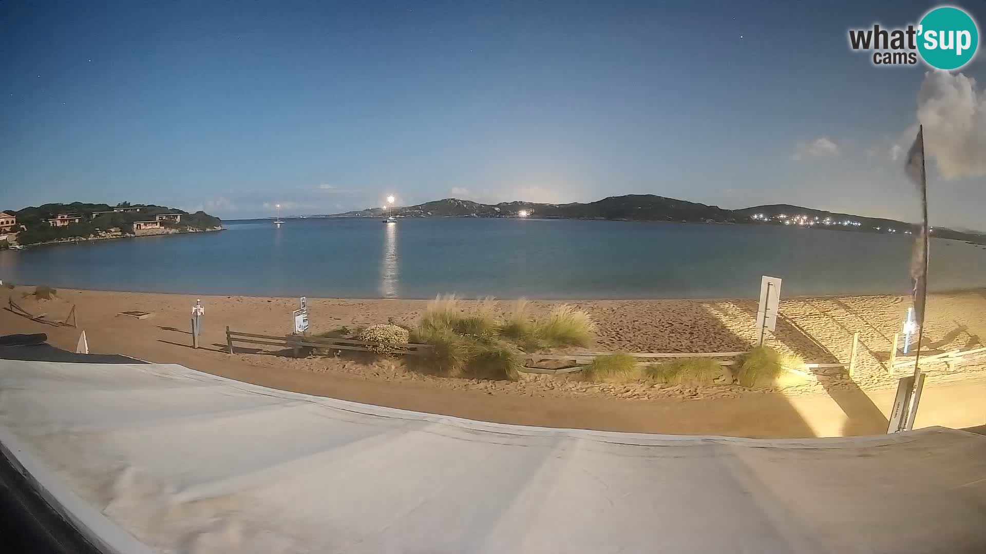 Porto Pollo Windsurfing and Kite surfing live webcam – Sardinia – Italy