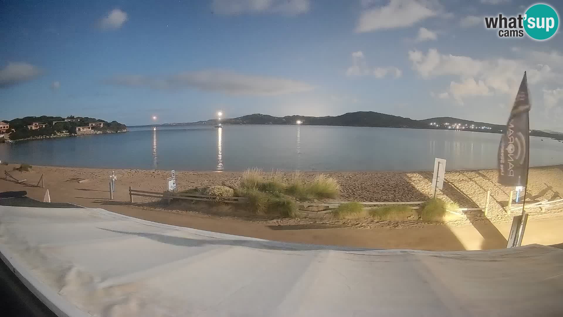 Webcam en direct de planche à voile et de kite surf à Porto Pollo – Sardaigne – Italie