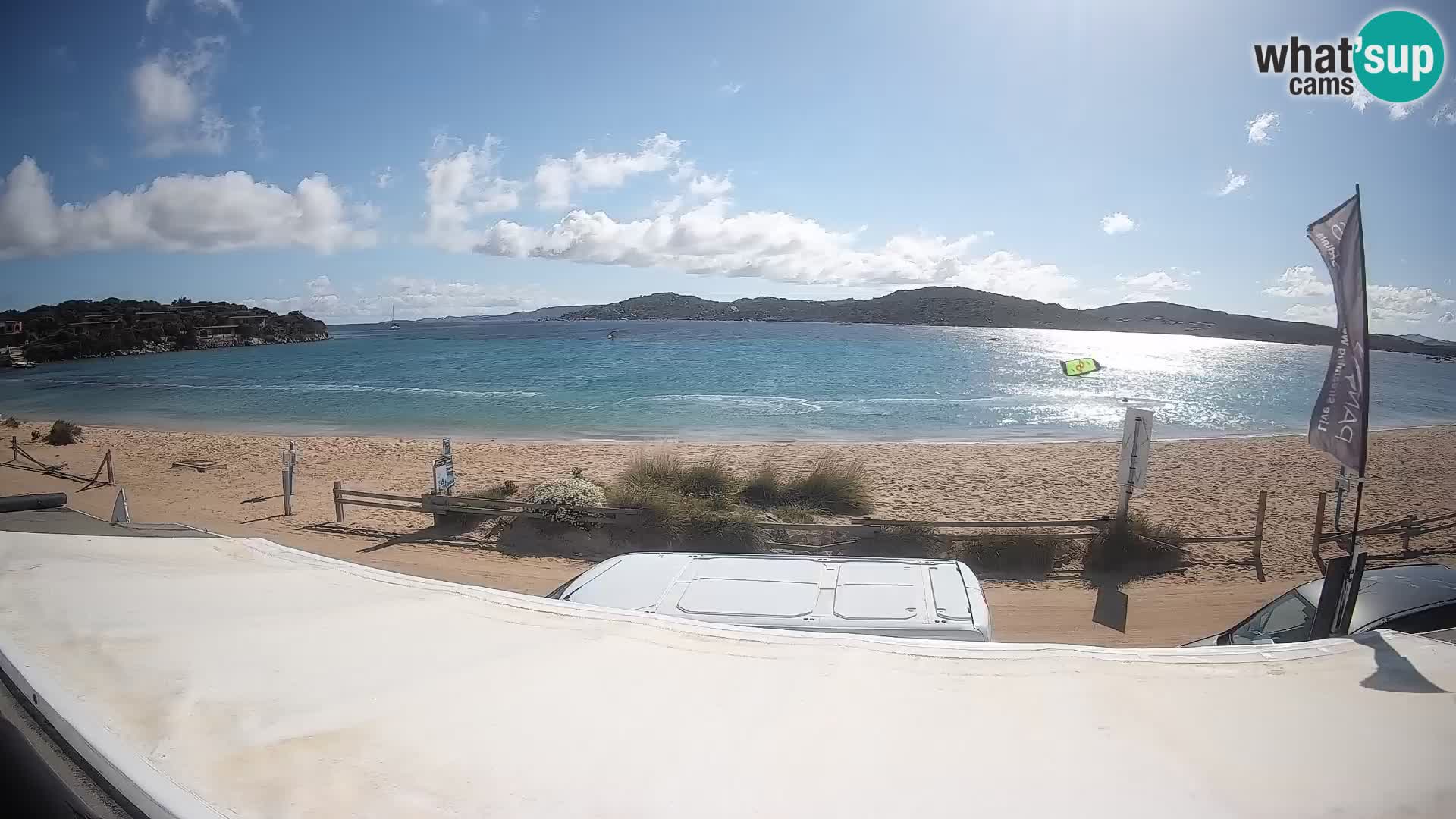 Porto Pollo Windsurfen und Kitesurfen Live-Webcam – Sardinien – Italien