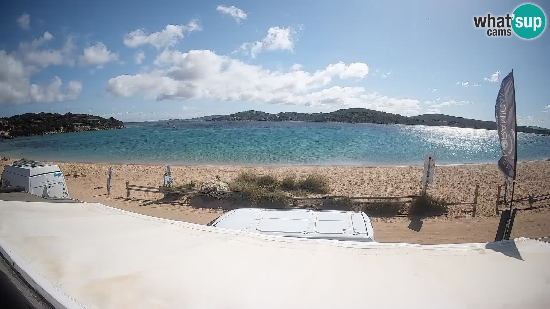Porto Pollo Windsurfen und Kitesurfen Live-Webcam – Sardinien – Italien