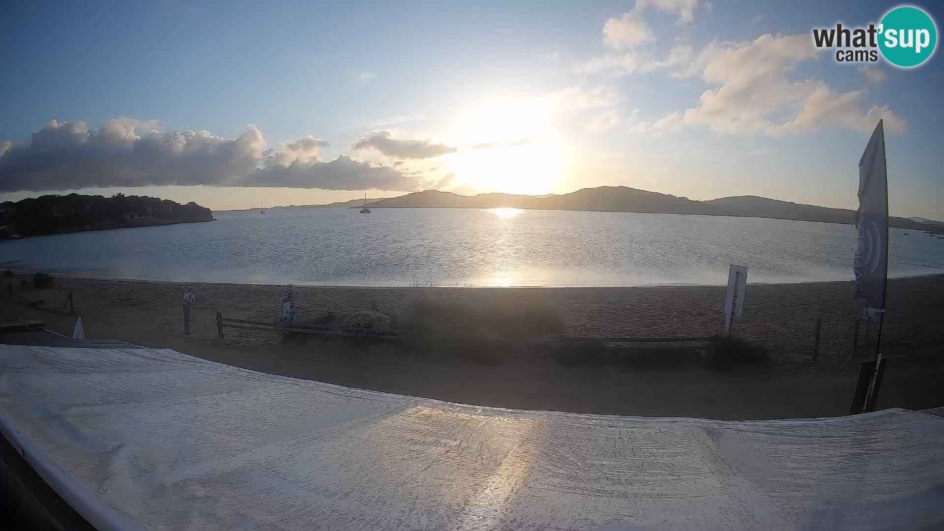 Porto Pollo Windsurfen und Kitesurfen Live-Webcam – Sardinien – Italien