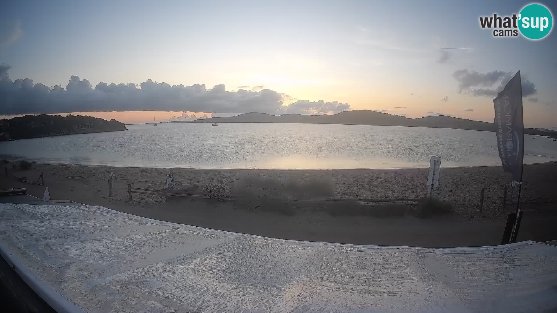 Porto Pollo Windsurfen und Kitesurfen Live-Webcam – Sardinien – Italien