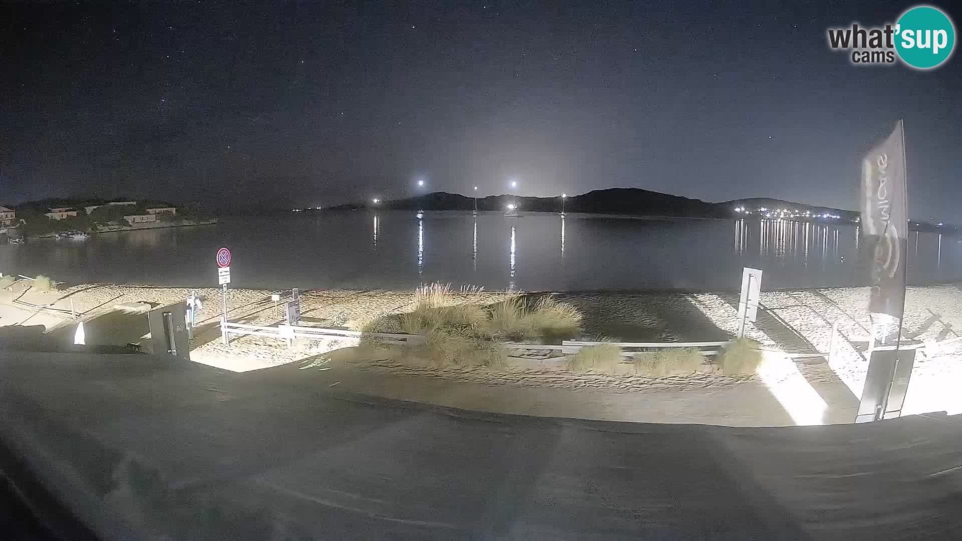Webcam en direct de planche à voile et de kite surf à Porto Pollo – Sardaigne – Italie