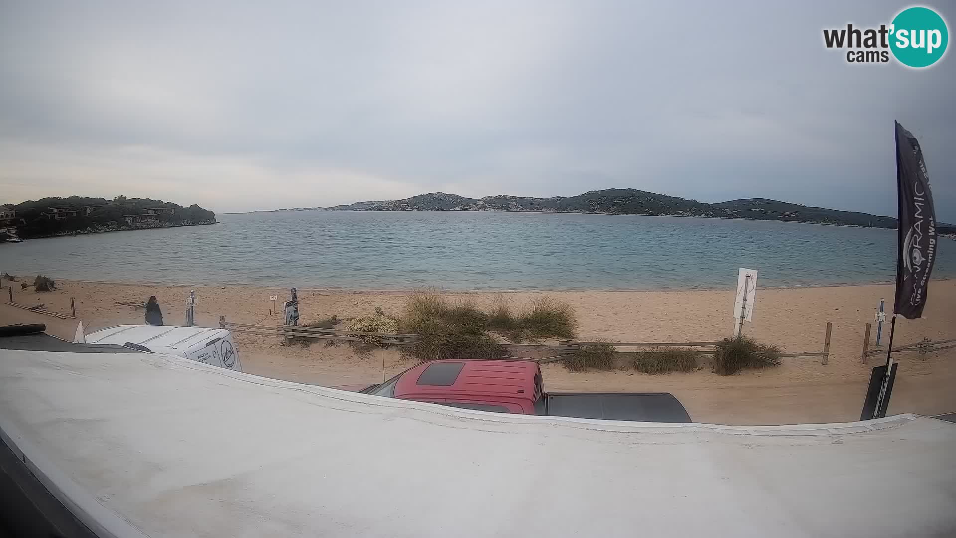 Porto Pollo Windsurfing and Kite surfing live webcam – Sardinia – Italy