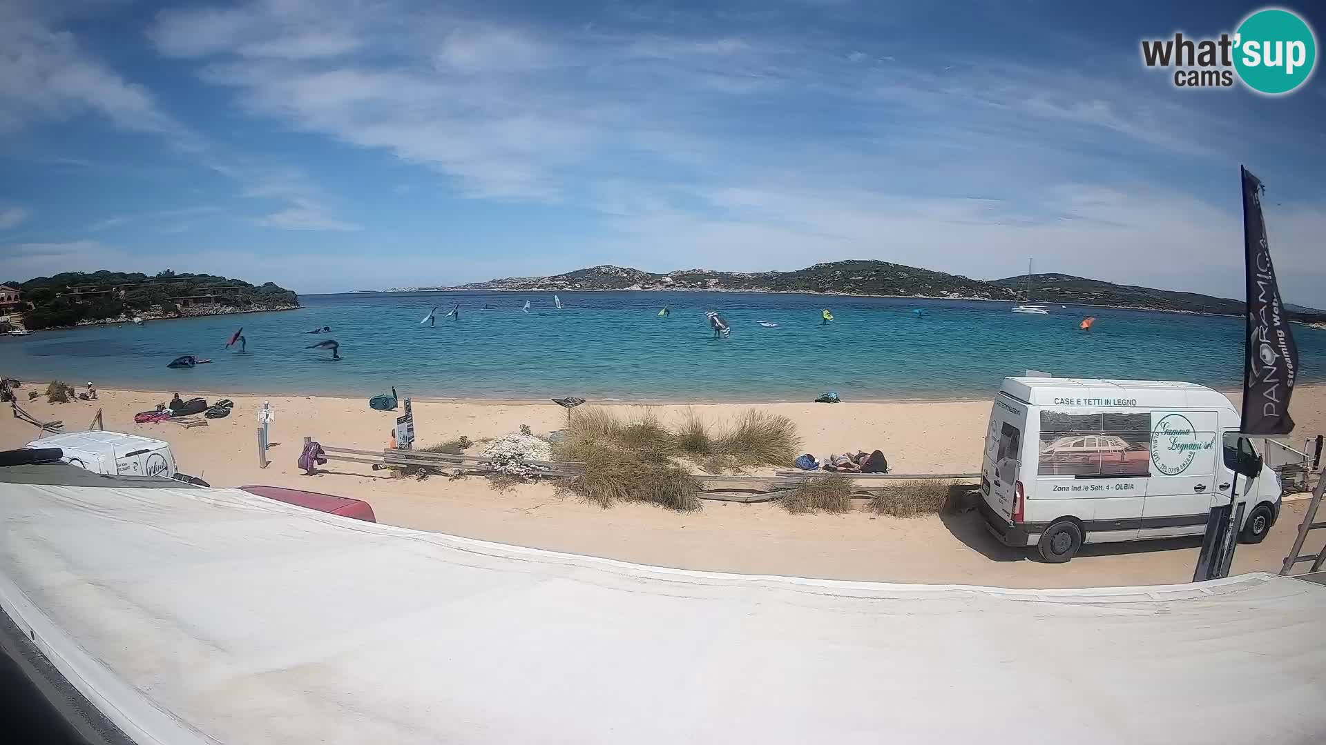 Porto Pollo Windsurf y Kitesurf Webcam en vivo – Cerdeña – Italia