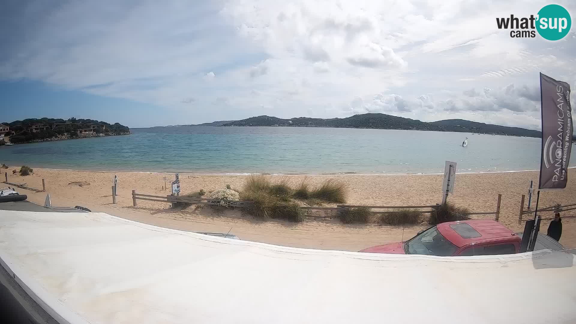 Porto Pollo Windsurfing and Kite surfing live webcam – Sardinia – Italy